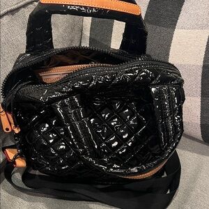 MZ Wallace Black patent Crossbody Bag